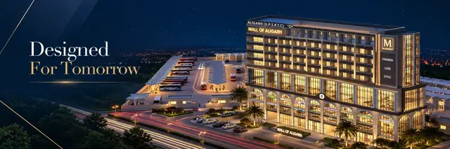 Mall of Aligarh at night, designed for tomorrow